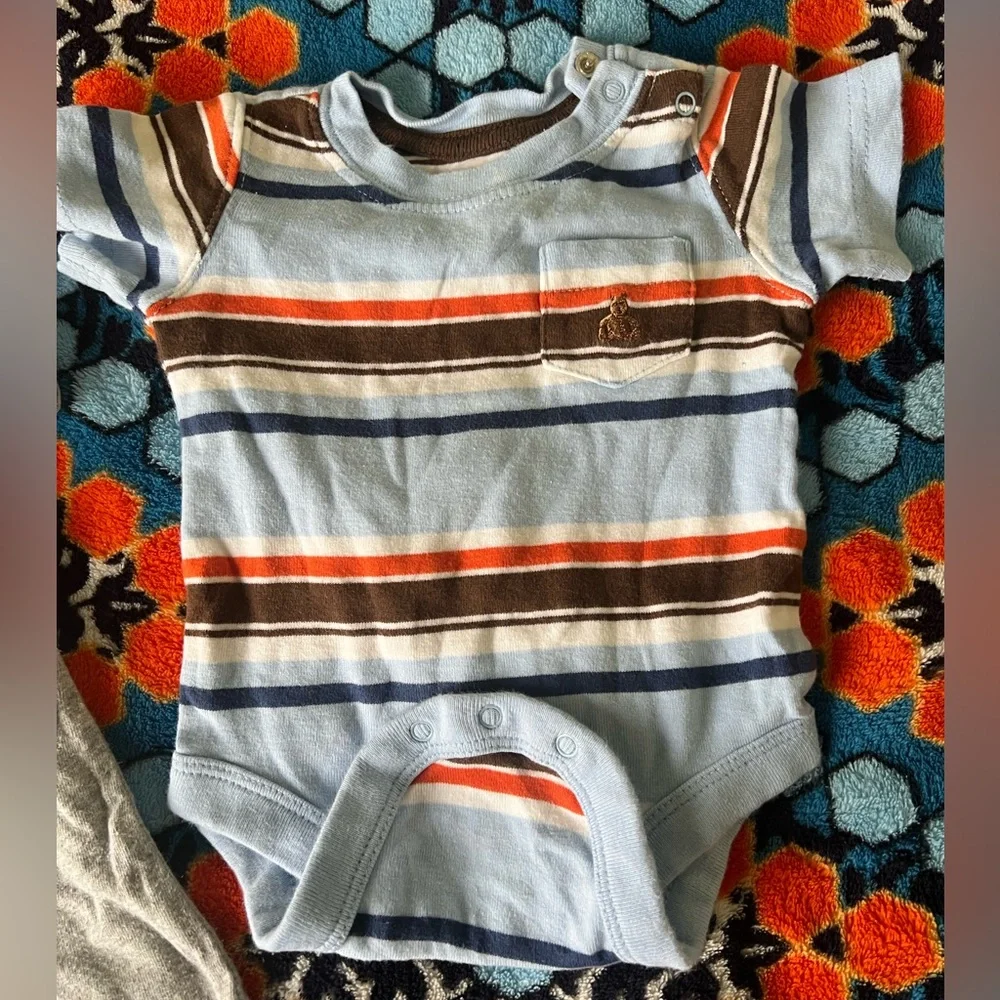 Gap Onesie Shorts & onesie top stripes cotton Baby Boys
